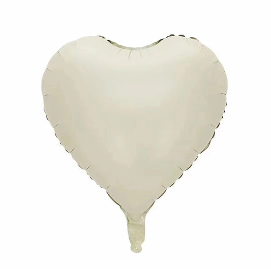 בלון לב שמפנייה כרום 18"