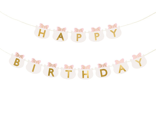 שלט Happy Birthday חתולים 2.8 מטר