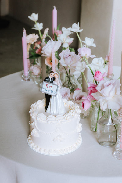 Party Deco - פסלון Just Married, 14.5 cm - תמונה 4