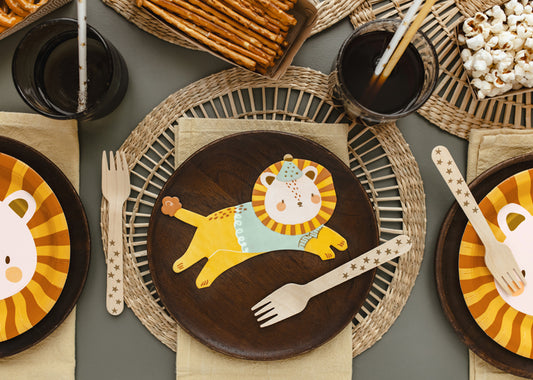 Party Deco - Napkins Leo, mix, 16x10 cm: 1pkt/20pc. - תמונה 2