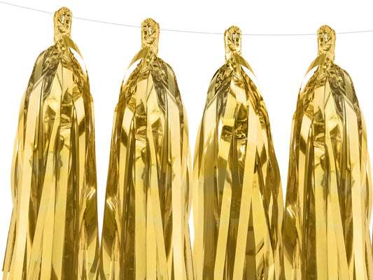 Party Deco - שרשרת טאסל gold - תמונה 2