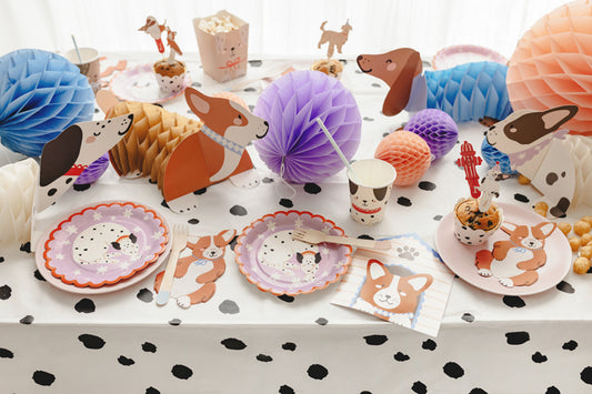 Party Deco - קישוט כוורת נייר Dogs, mix: 1pkt/4pc. - תמונה 2