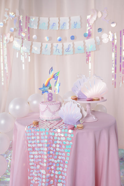 Party Deco - ראנר שולחן עם פייטים iridescent, 0.3x2.13m - תמונה 2
