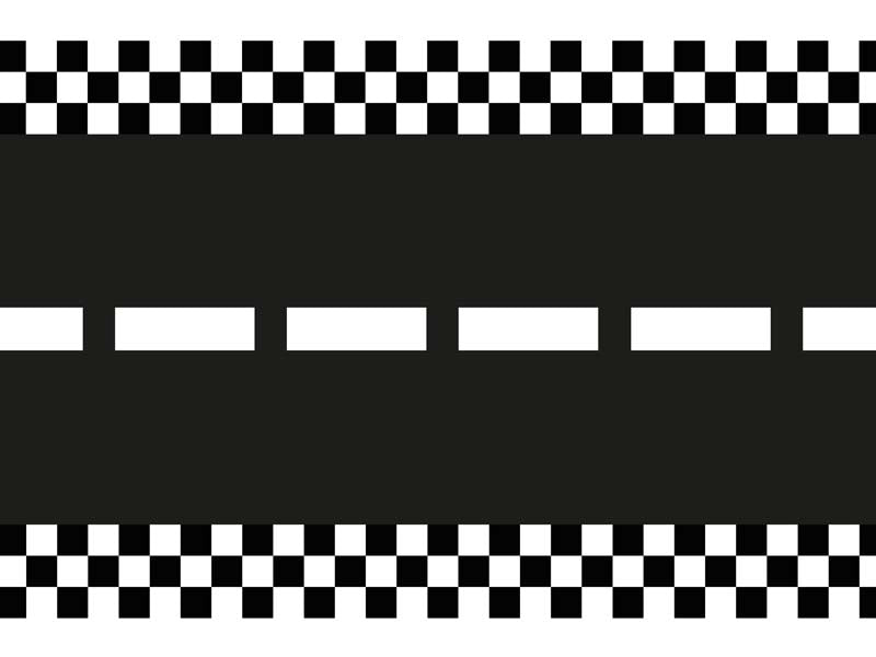 Party Deco - Table Runner ''Race Track'',