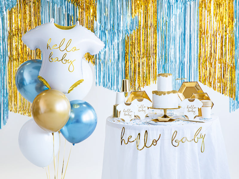 Party Deco - וילון מסיבה blue, 90x250cm - תמונה 5