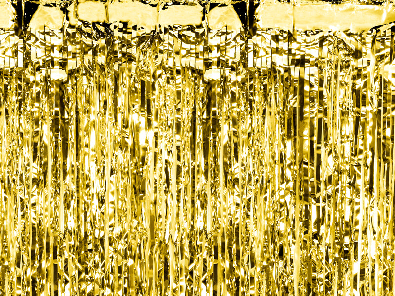 Party Deco - וילון מסיבה gold, 100x200cm