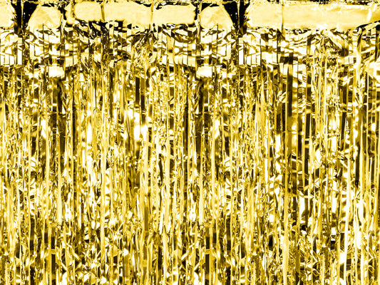 Party Deco - וילון מסיבה gold, 100x200cm