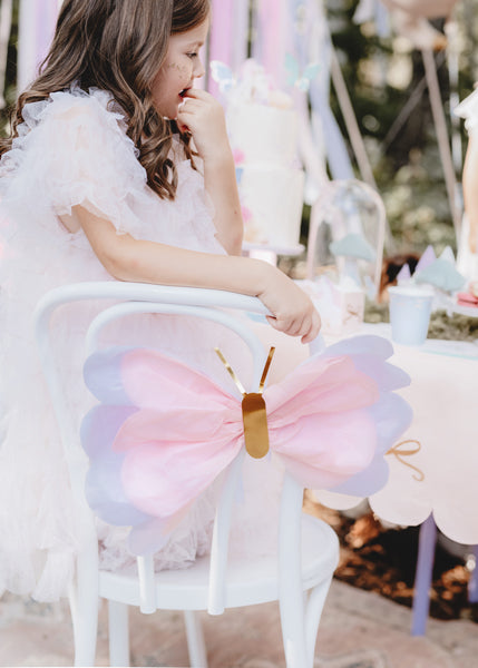 Party Deco - Tissue paper decorations Butterflies, 50-40 cm, mix: 1pkt/3pc. - תמונה 2