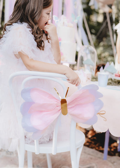 Party Deco - Tissue paper decorations Butterflies, 50-40 cm, mix: 1pkt/3pc. - תמונה 2