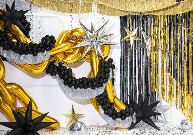 Party Deco - שרשרת פרנזים silver - תמונה 4