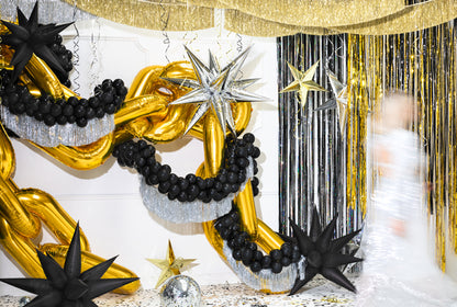 Party Deco - שרשרת פרנזים silver - תמונה 5