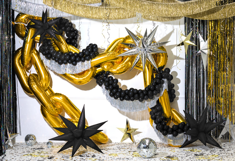 Party Deco - שרשרת פרנזים gold - תמונה 3