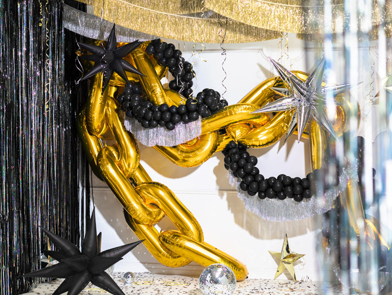 Party Deco - שרשרת פרנזים gold - תמונה 4
