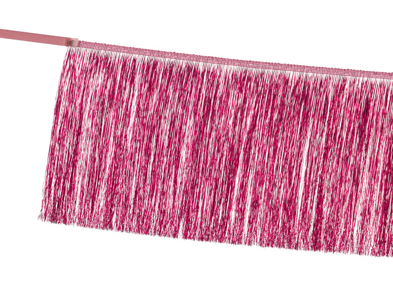 Party Deco - שרשרת פרנזים pink - תמונה 2