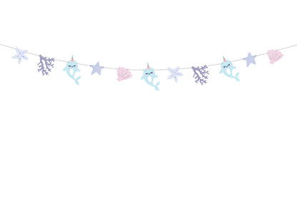Party Deco - שרשרת Narwhal, mix, 1m