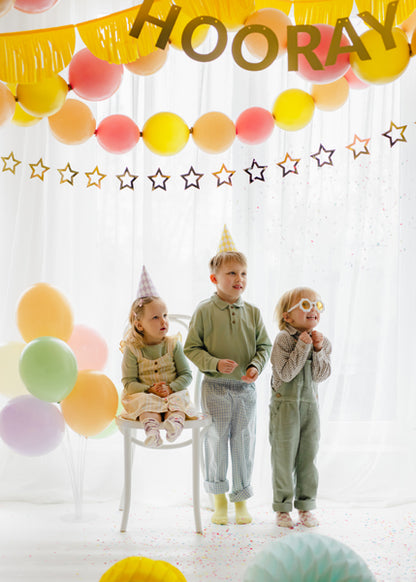 Party Deco - שרשרת Stars, gold, 3m - תמונה 7