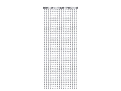 Party Deco - וילון מסיבה - Stars, silver, 100x245cm