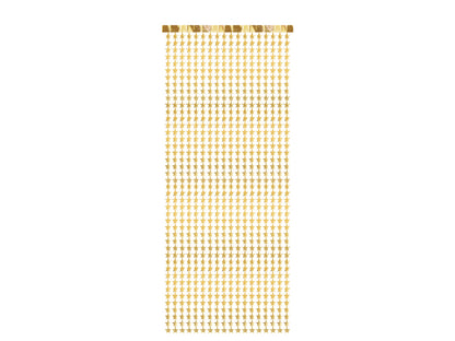 Party Deco - וילון מסיבה - Stars, gold, 100x245cm