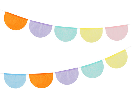 Party Deco - שרשרת נייר משי mix, 3m