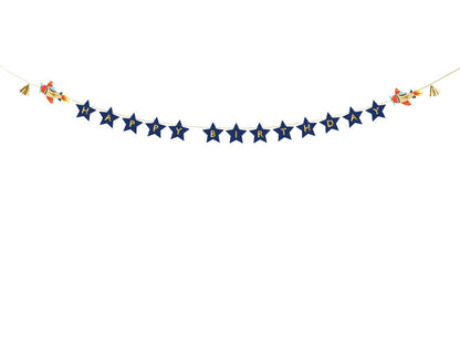 שלט Happy Birthday מטוסים 2.5 מטר