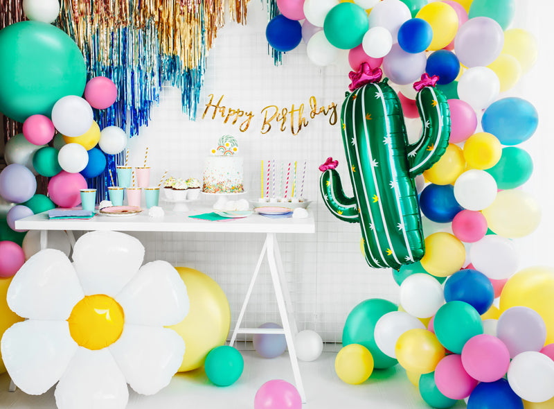 Party Deco - שלט Happy Birthday, gold, 16.5x62cm - תמונה 6