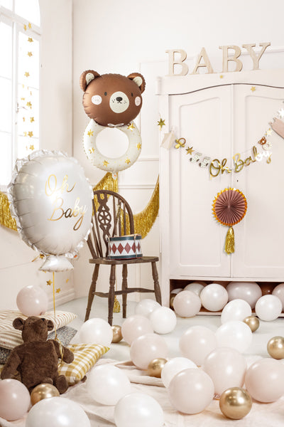 Party Deco - שלט Oh baby, mix, 2.5 m - תמונה 5