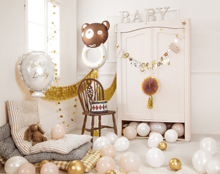 Party Deco - שלט Oh baby, mix, 2.5 m - תמונה 6