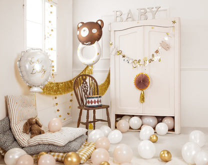Party Deco - שלט Oh baby, mix, 2.5 m - תמונה 6