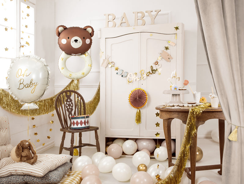 Party Deco - שלט Oh baby, mix, 2.5 m - תמונה 7
