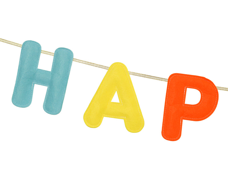 Party Deco - שלט פלטה Happy Birthday mix, 3m - תמונה 3