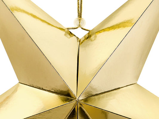 Party Deco - Paper star, 70cm, gold - תמונה 2