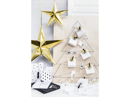 Party Deco - Paper star, 70cm, gold - תמונה 3