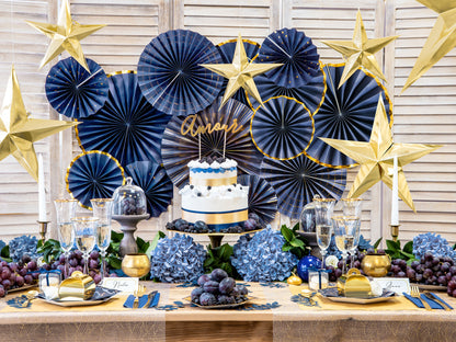Party Deco - Paper star, 70cm, gold - תמונה 5