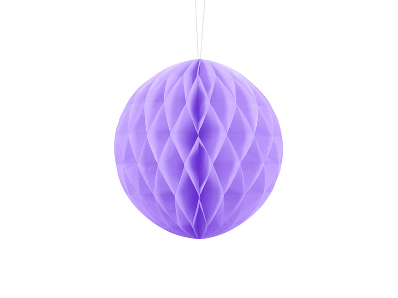 Party Deco - Honeycomb Ball, lilac, 20cm