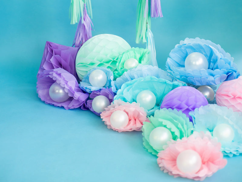 Party Deco - Honeycomb Ball, lilac, 20cm - תמונה 4