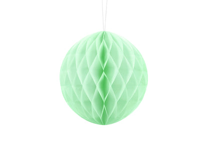 Party Deco - Honeycomb Ball, pistachio, 20cm