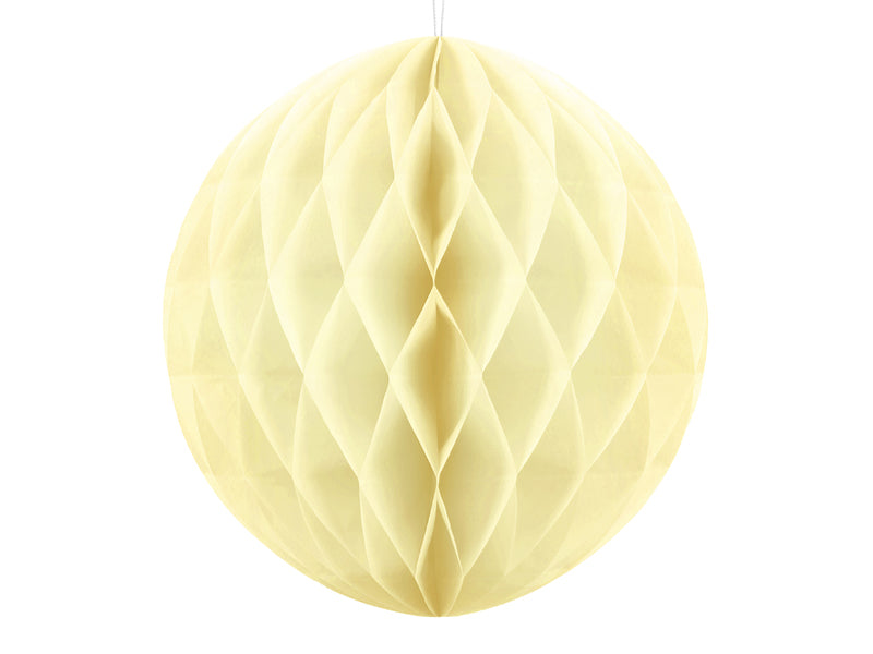 Party Deco - Honeycomb Ball, straw, 30cm