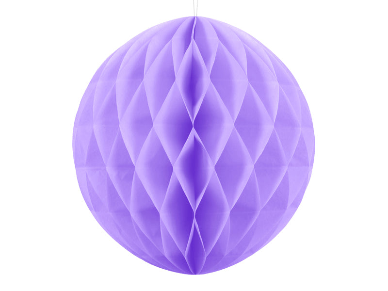 Party Deco - Honeycomb Ball, lilac, 40cm