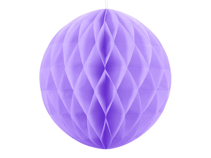 Party Deco - Honeycomb Ball, lilac, 40cm
