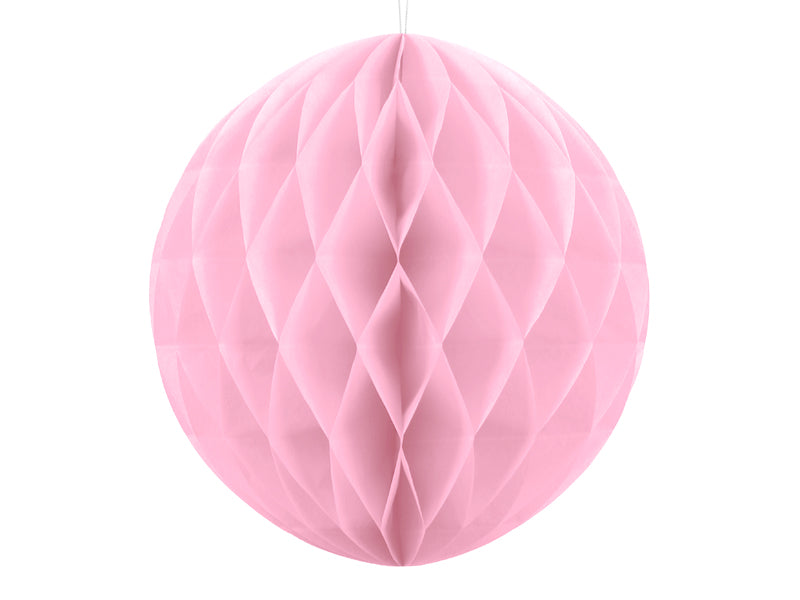 Party Deco - Honeycomb Ball, light pink, 40cm