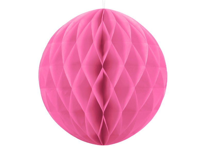 Party Deco - Honeycomb Ball, pink, 40cm