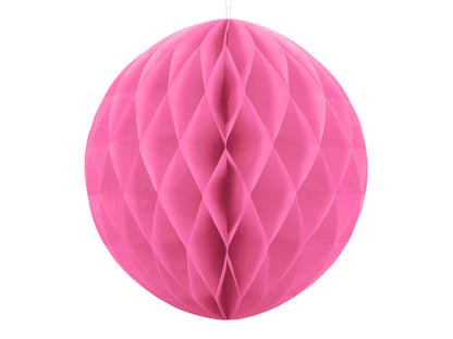 Party Deco - Honeycomb Ball, pink, 40cm