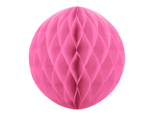 Party Deco - Honeycomb Ball, pink, 40cm