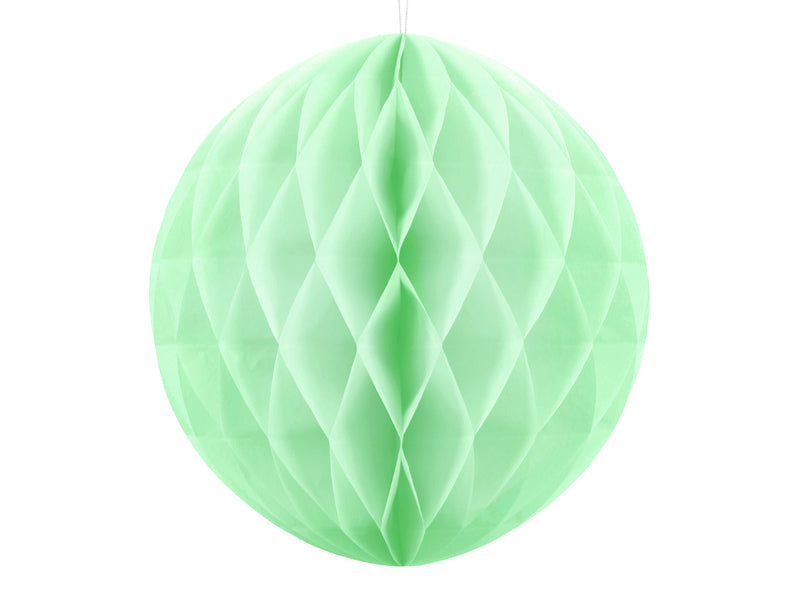 Party Deco - Honeycomb Ball, pistachio, 40cm