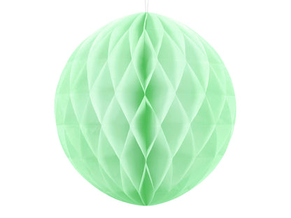 Party Deco - Honeycomb Ball, pistachio, 40cm