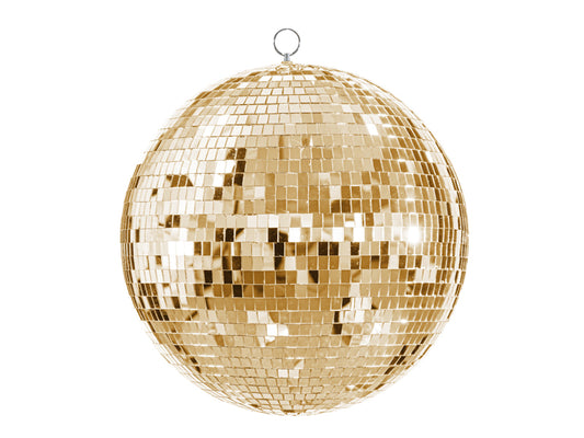 Party Deco - כדור דיסקו מראה גולד שמפנייה 40 ס"מ
