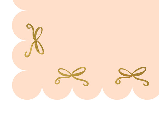Party Deco - Paper מפת שולחן Bows, pink, 180 x 120 cm - תמונה 2