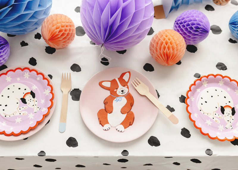 Party Deco - Paper מפת שולחן Dalmatian Dots, mix, 180 x 120 cm - תמונה 2