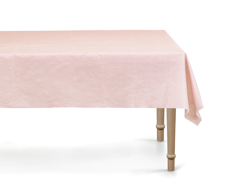 Party Deco - Disposable מפת שולחן 180x120 cm, light pink