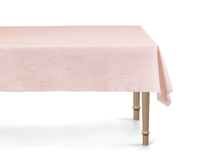 Party Deco - Disposable מפת שולחן 180x120 cm, light pink